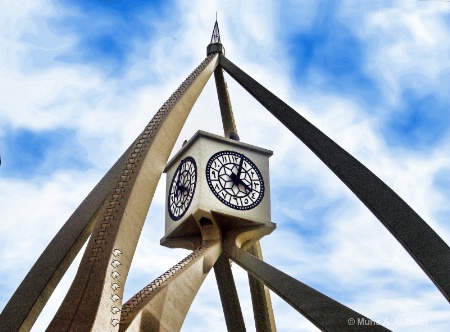 Clock Roundabout in Dubai