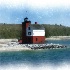 © John M. Hassler PhotoID # 8053053: Round Island Lighthouse, Mackinac Island, MI