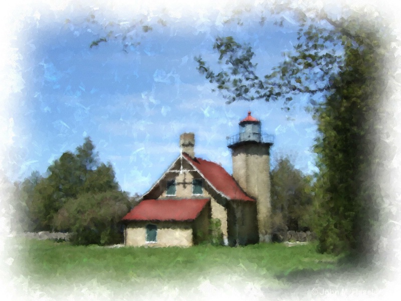 Eagle Bluff Lighthouse, Ephraim, WI - ID: 8053057 © John M. Hassler