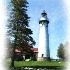 © John M. Hassler PhotoID # 8054491: Seul Choix Point Lighthouse, Gulliver, MI