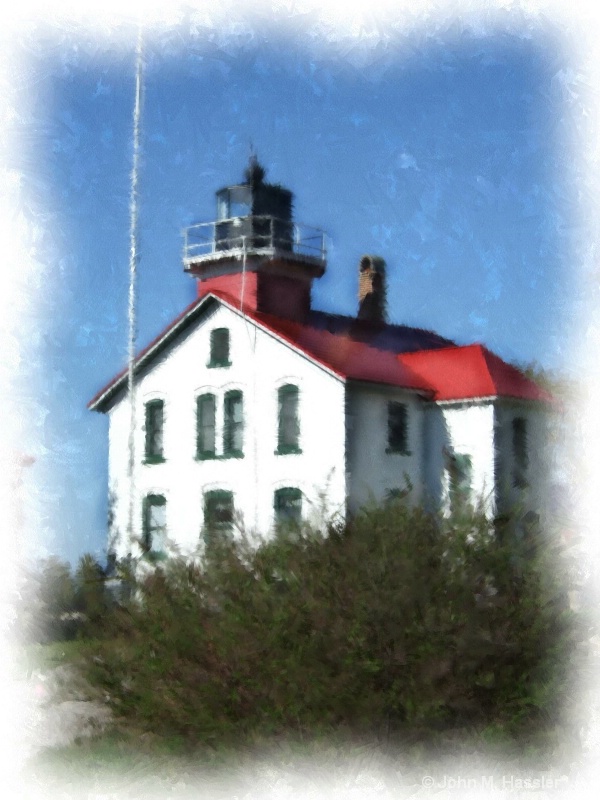 Grand Traverse Lighthouse, Leelanau, State Park - ID: 8054495 © John M. Hassler