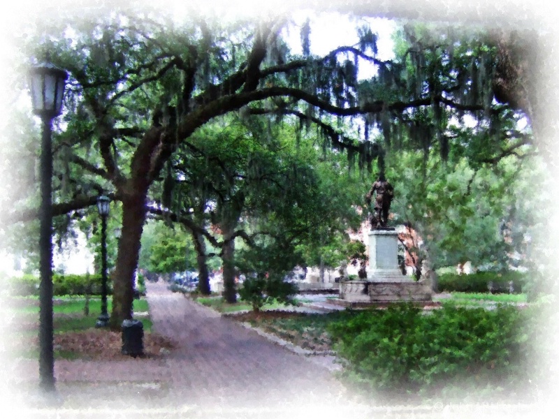 Chippewa Square, Savannah - ID: 8058520 © John M. Hassler
