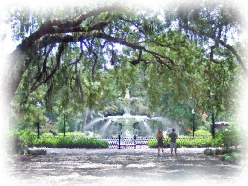 Forsyth Park Fountain  Savannah, GA - ID: 8058576 © John M. Hassler