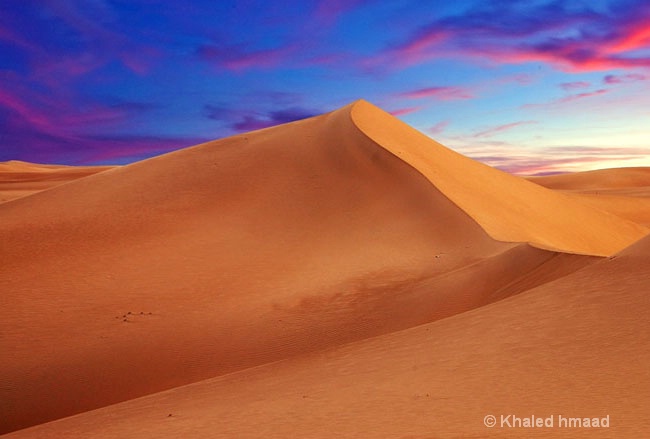 Sunset desert