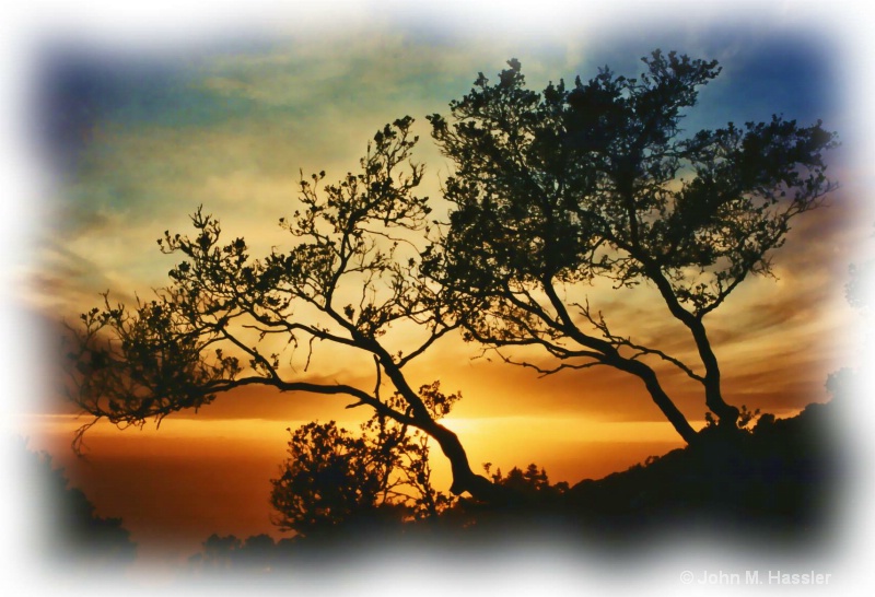 Sunset from Big Sur, CA - ID: 8070622 © John M. Hassler