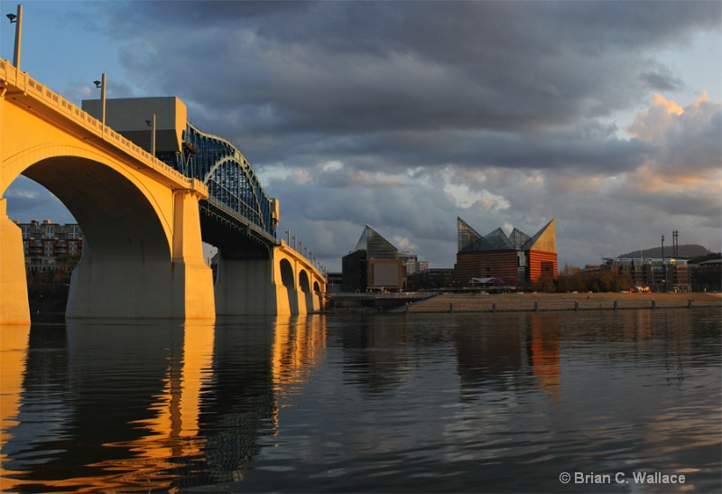 Sunset Across the River