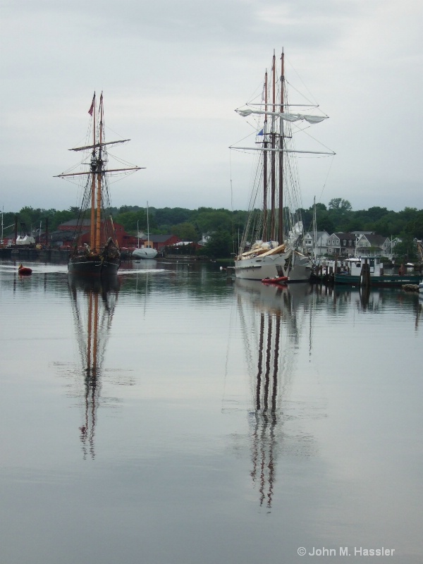 Replica Amstad Slave Ship 1, Mystic Seaport - ID: 8076789 © John M. Hassler