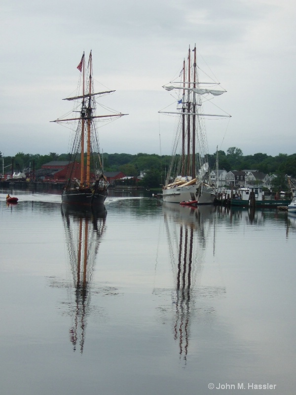 Replica Amstad Slave Ship 2, Mystic Seaport - ID: 8076790 © John M. Hassler