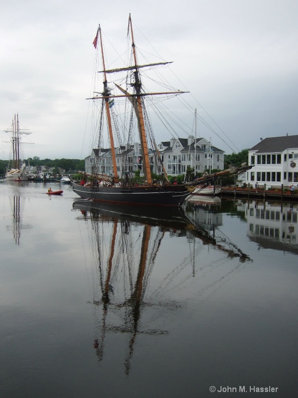 Replica Amstad Slave Ship 5 Mystic Seaport - ID: 8076796 © John M. Hassler