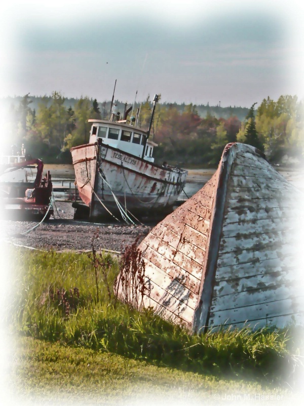 Old Boatyard, Machias - ID: 8076804 © John M. Hassler