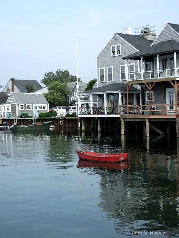 Red Boat, Nantucket - ID: 8076886 © John M. Hassler