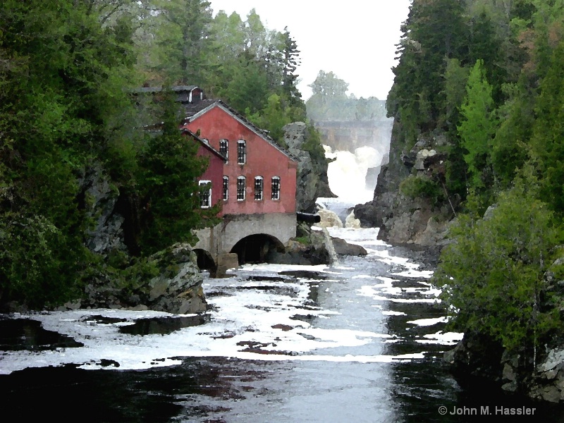 Old Mill, St. George, NB - ID: 8076971 © John M. Hassler