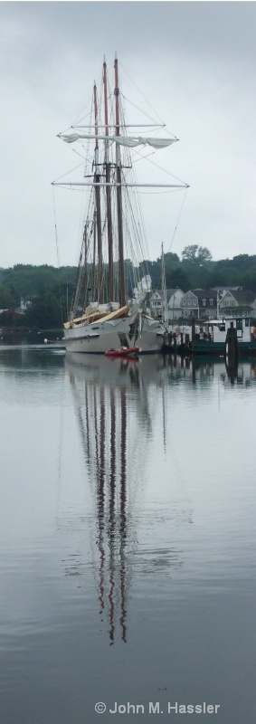 Reflections at Mystic Seaport - ID: 8077814 © John M. Hassler