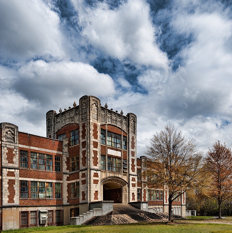 Old high school in Macon, GA