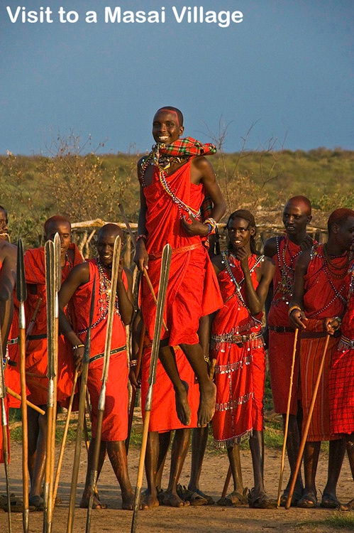 Masai Warriors Jumping
