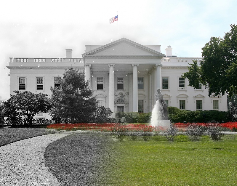 Timescape #20, The White House ca. 1860-2005