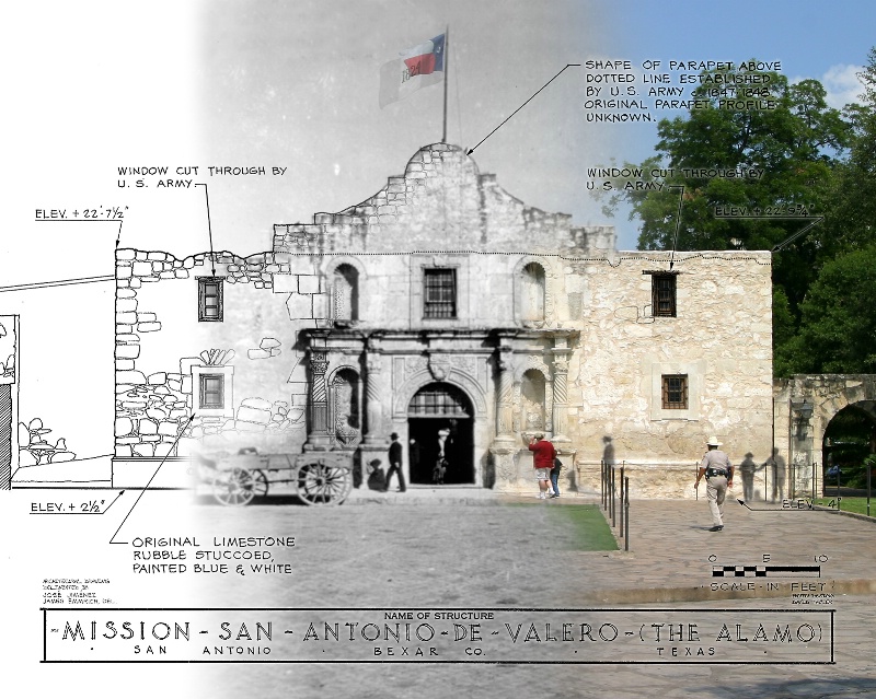 Timescape #14, The Alamo 1909-2005