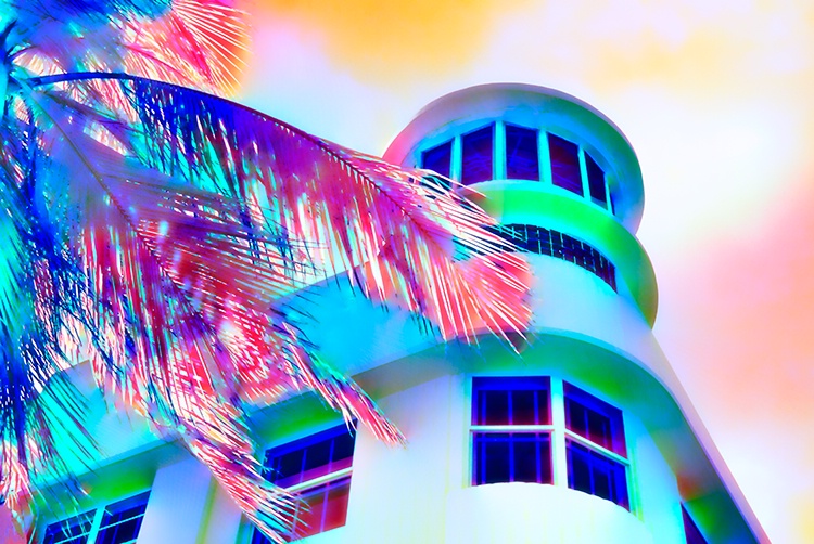 South Beach along Ocean Avenue (Infrared)