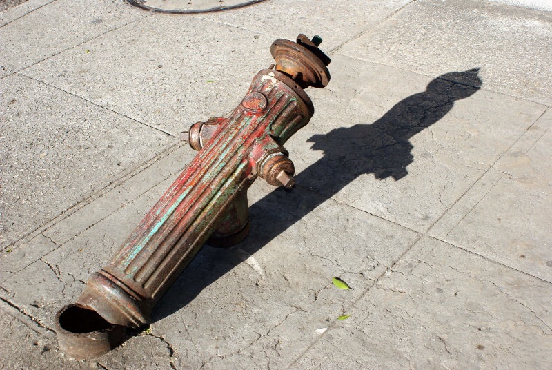 Fire Hydrant having a bad Day