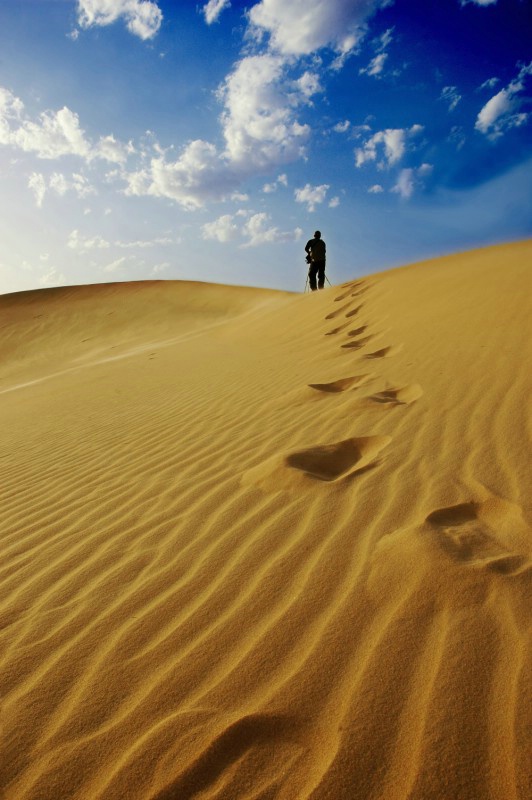 Steps in Desert