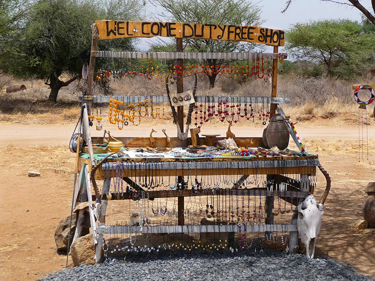 "Duty Free Shop" at small dirt airstrip - ID: 8137448 © Larry J. Citra