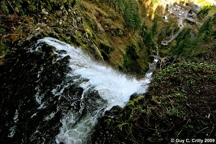 Top of Multnomah Falls