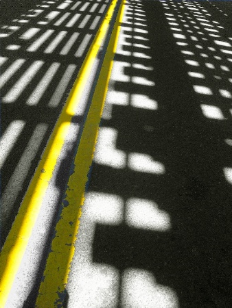 Shadow on the road