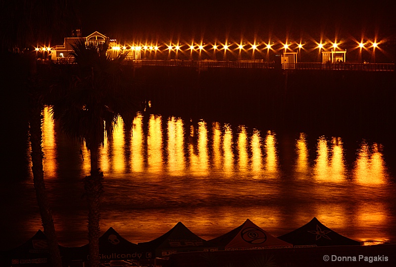 Golden Glow of the Pier