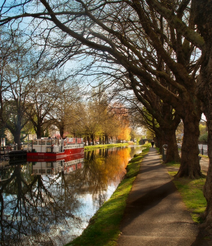Grand Canal, Dublin, Ireland.