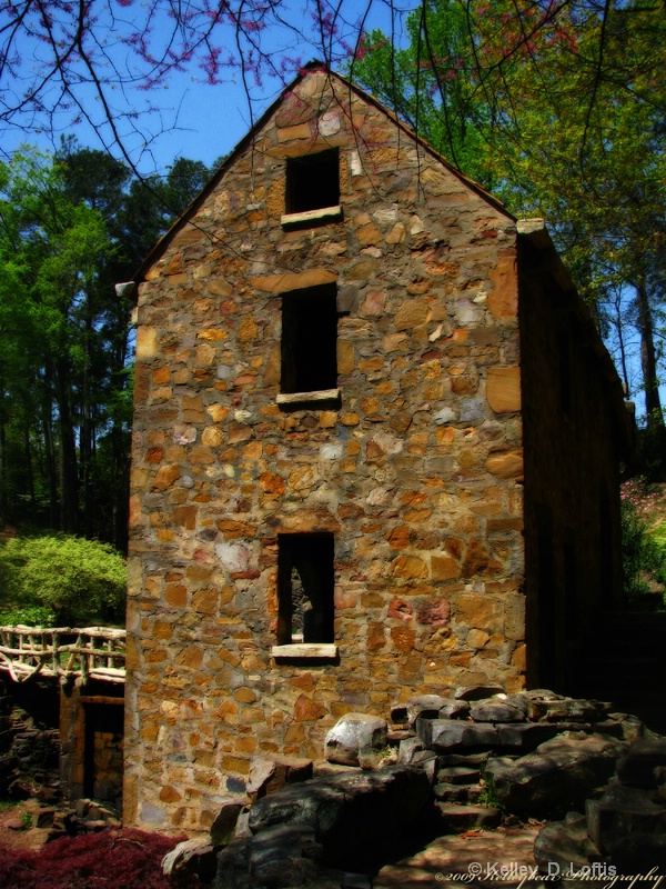 side view old mill
