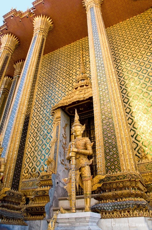 Temple Columns Bangkok - ID: 8169382 © Carmen B. Sewell