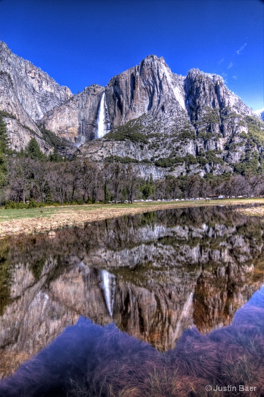 Yosemite Falls Reflected