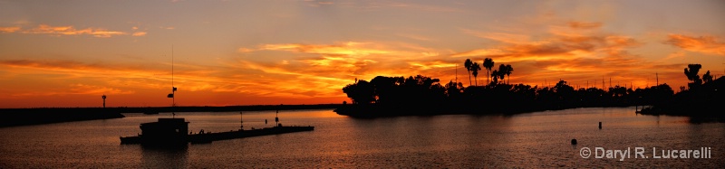 Dana Point - Bait Barge at Sunset - ID: 8249100 © Daryl R. Lucarelli