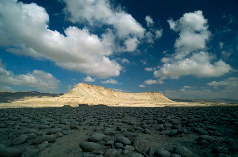 Light and shadow in the Negev Desert