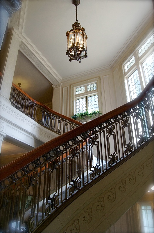 Staircase of Pittock Mansion