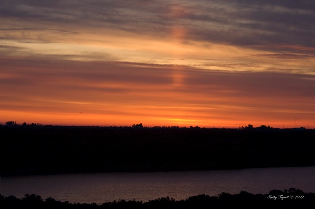 Sunrise over Burke Lake