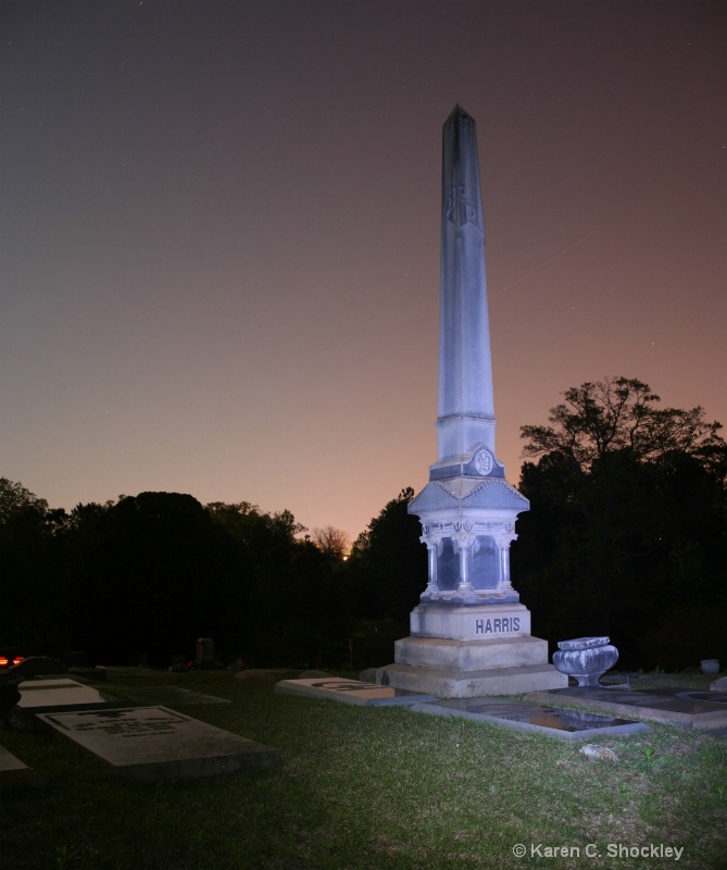 Evening in Riverside Cemetery