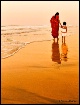 walk with mom..