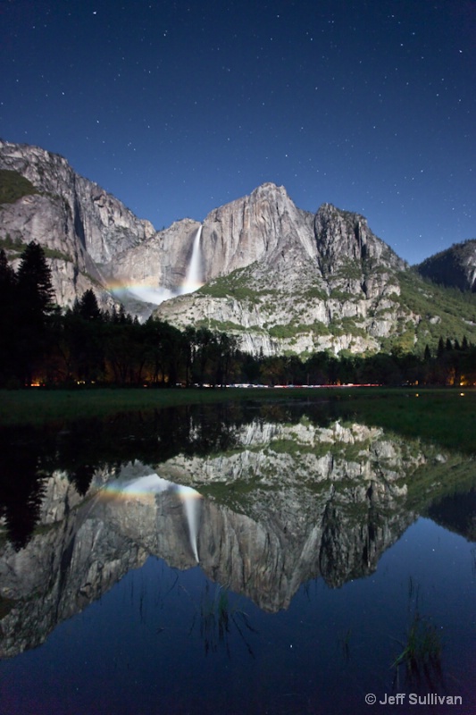 Yosemite Falls Moonbow Times Two