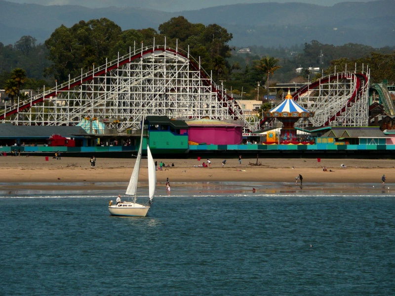 Sailing Along The Santa Cruz Beach