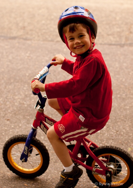 boy with bike