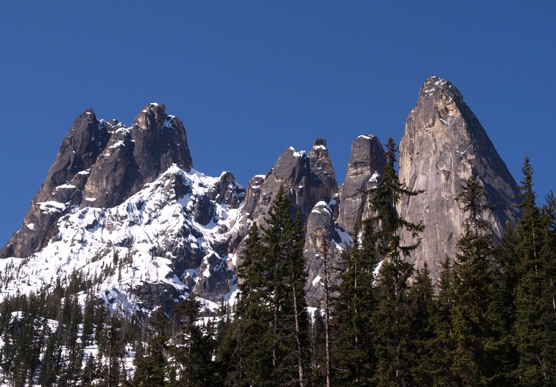 Early Winter Spires and Liberty Bell