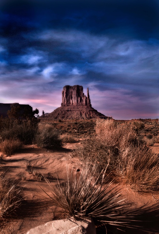 Monument Valley after Dark