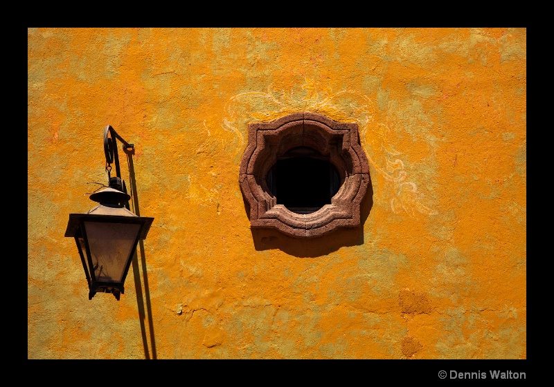 Wall Lamp and Window