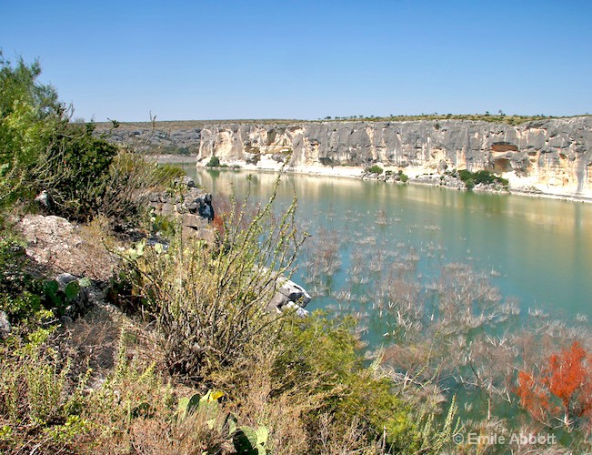 Confluence of the Pecos with the Rio  - ID: 8431463 © Emile Abbott