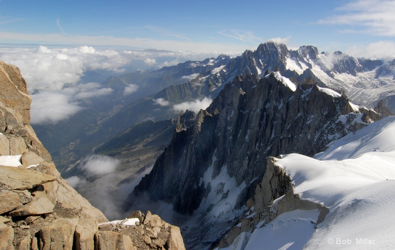 Alpine Vista- Chamonix, Mt Blanc, French Alps - ID: 8431497 © Bob Miller
