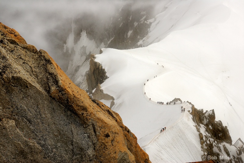 Alpine Hiking- Chamonix, Mt Blanc, French Alps - ID: 8431499 © Bob Miller
