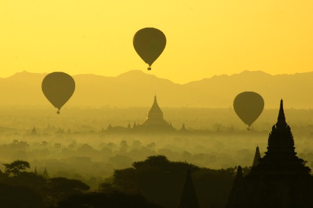 Morning Secene of Bagan