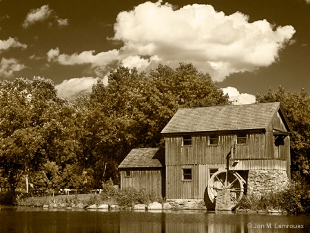 Sepia Old Mill