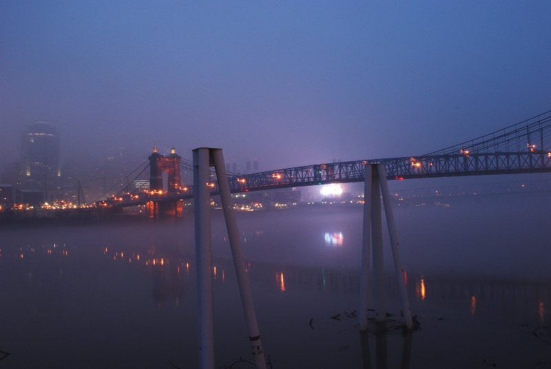 Early morning by the riverfront